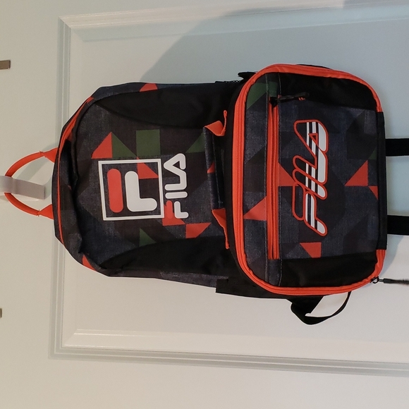 NWOT FILA Backpack with Detachable Insulated Lunch Bag - Picture 1 of 14